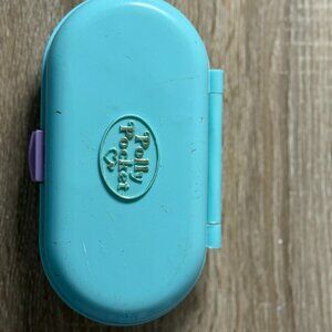 Vintage Polly Pocket Bluebird 1992 Oval House Garden Compact – No Figures